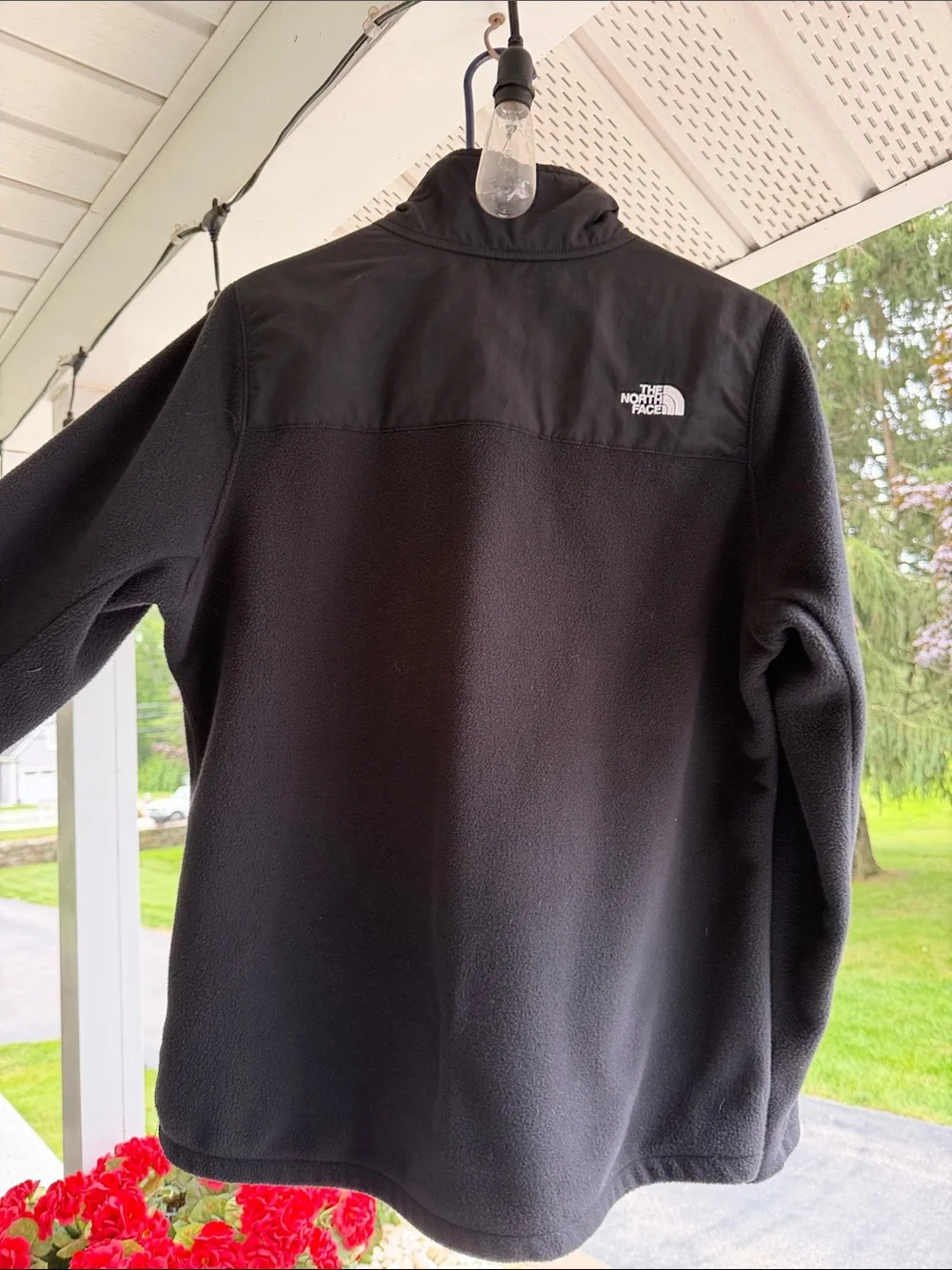 The North Face Black Lightweight Fleece Shirt Jacket